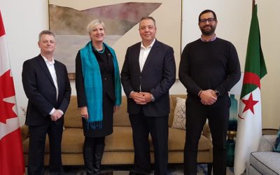 Président du CDCA : Rencontre avec l’Ambassadeur du Canada en Algérie